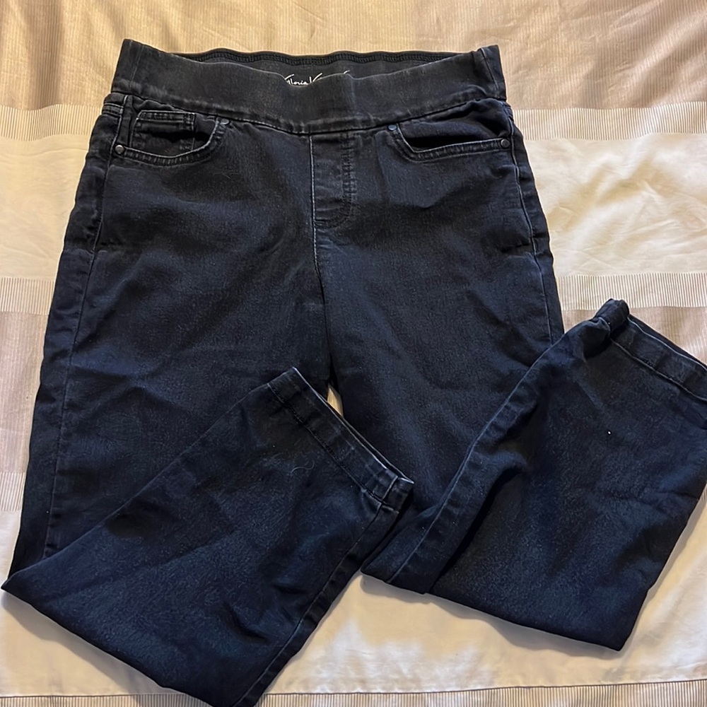Jean stretch capri